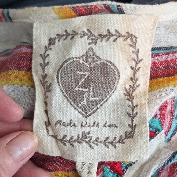 Z & L Made with Love Embroidered Maxi Dress Size S - Picture 12 of 16